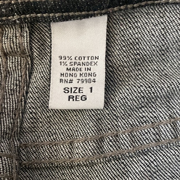 Chico's Platinum Alannia Jean Straight Leg High-Rise Stretch Embellished Jean - Picture 13 of 15